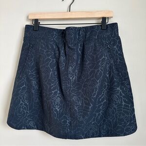 Orvis Women’s Active Floral‎ Print Skort Black Size M Stretch Pockets